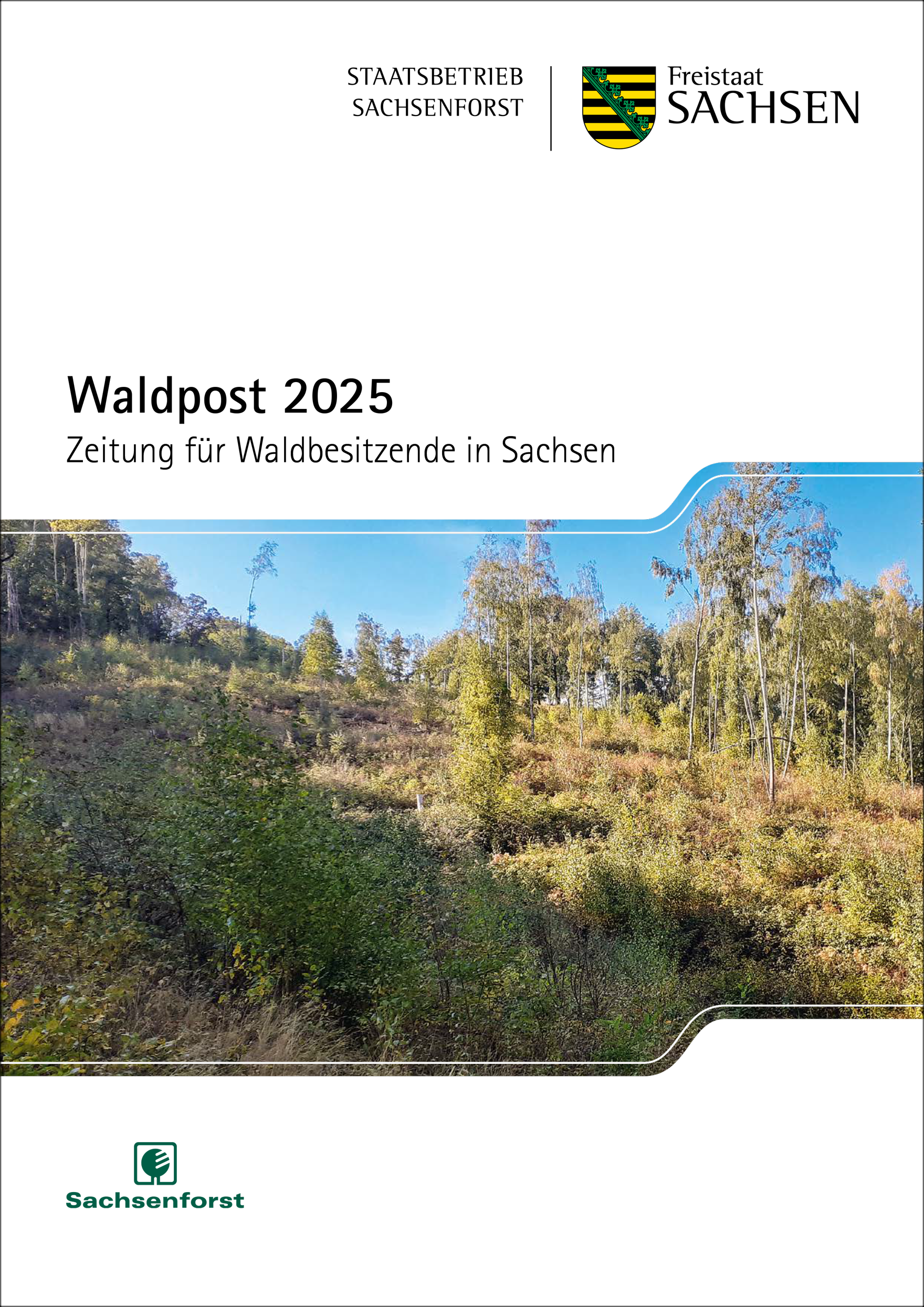 Titelblatt der Waldpost 2025